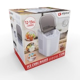 thumbnail of Máquina de Gelo 112W Ciclos de 9 Cubos de Gelo 10 a 12 min 2 Tamanhos ALPINA Tampa Transparente