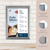 thumbnail of Klapprahmen Europel Budget A4 25mm / 10 Stück, 355060