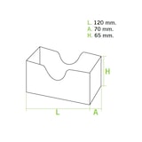 thumbnail of MONOUSO - Verpackung für Sandwich Kraft (25 Stück)