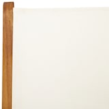 thumbnail of vidaXL Gartenstuhl Verstellbar 4 Stk. Cremeweiß Stoff und Massivholz