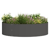 thumbnail of vidaXL Tuin Bloempot Zwart 80 x 80 x 20 cm Staal