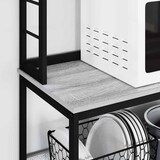 thumbnail of vidaXL Keukenplank Grijs Sonoma 80 x 40 x 168 cm Bewerkt hout