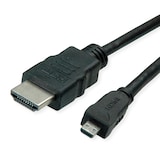 thumbnail of ROLINE GREEN HDMI High Speed Kabel mit Ethernet, HDMI ST - Micro HDMI ST, 2 m
