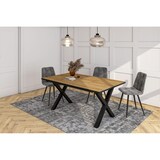 thumbnail of Esszimmertisch, 167x90x74cm, Für 8 Gäste, Stubentisch, Eiche Schwarz Mitx_544_6