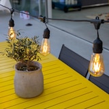 thumbnail of Lumisky Guirlande connectable MAFY 100 ampoules E27 42M PVC Noir