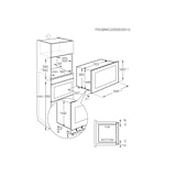 thumbnail of ELECTROLUX Micro-ondes Gril Encastrable 20l 800w Noir/inox KMSD203TMX