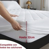 thumbnail of Protetor de colchão acolchoado e respirável COSHANO 150x190/200cm