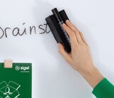 thumbnail of Board-Eraser mit Stiftehalter magnetisch schwarz 130x60x30mm