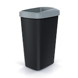 thumbnail of Keden - Compact Q Prullenbak 25L met open deksel in grijs