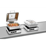 thumbnail of Stalen inductiekookplaat 1 x (Ø)380 mm, zwart & zilver, 300 W, 220 V - MONO