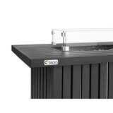 thumbnail of Tepro Feuertisch Topeka XL, Gasbetrieben, 137 x 56 x 63 (B x L x H) cm, mit Glasumrandung, anthrazit