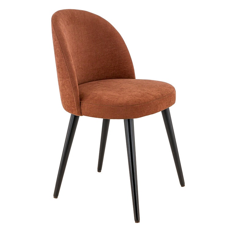 Lot de 2 chaises marine terra cotta, France mobilier chr