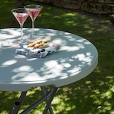 thumbnail of garbar HAMLET Table Ronde Pliante Intérieure, Extérieure Ø80 Gris