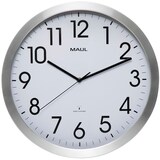 thumbnail of Wanduhr Maulmove 40cm Funkuhr aluminium Packung mit 6 Stück