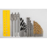 thumbnail of Caixa de ferramentas 128 Peças Caixa de ferramentas Brocas Aço Pedra Madeira e Bits VITO