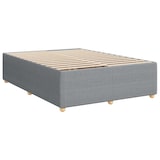 thumbnail of vidaXL Boxspringbett mit Matratze Hellgrau 140x200 cm Stoff