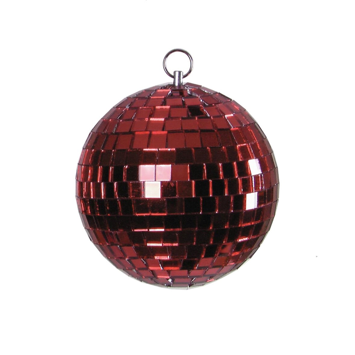Spiegelkugel 20cm rot Discokugel Mirrorball Party Disko Deko