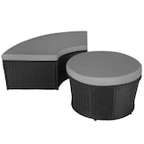 thumbnail of tectake Isla de ratán Santorini  Negro