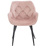 thumbnail of Set di 4 poltroncine Tanna in velluto rosa