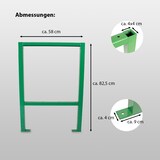 thumbnail of Werktisch Untergestell Stahlgestell Paar Traglast bis 200 kg Paar grün