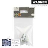 thumbnail of WAGNER Möbelgleiter 4tlg. - Ø 17 x 4/4/24 mm, 4 mm Filzgleiter weiß/grau zum Nageln für sensible Böden - 15081799
