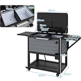 thumbnail of SOARS Koelbox met Wielen, 91 L, Mobiele Outdoor Bar, met Verwijderbare Scheider, 2 Uitklapbare Zijplanken, 4 Universele Wielen