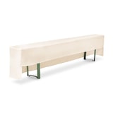 thumbnail of TexDeko Hussen für Bierzeltgarnitur 3TLG Set Premium PRO Blickdicht Biertischhussen 220cm (Tischbreite: 70cm, Creme)