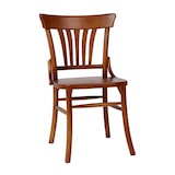 thumbnail of Lot de 2 chaises style scandinave en bois d'orme foncé - Oviala