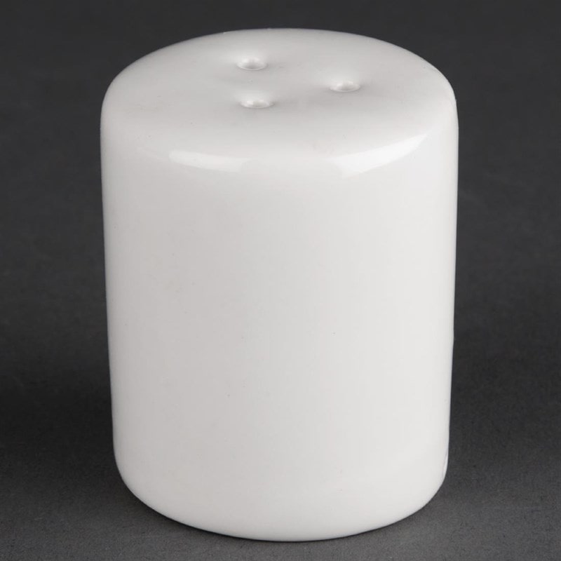 Peperoniere in porcellana bianca 50 mm x 12 Athena Hotelware Porcelain x50mm OLYMPIA