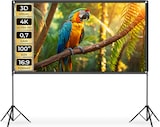 thumbnail of tectake Schermo proiezione Cinema treppiedi pieghevole 16:9 4K HD 101 pollici portatile home bianco 275cm diagonale angolo 160 gradi