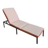 thumbnail of Lot de 2 coussin pour bain de soleil 186 x 53 cm polyester argile