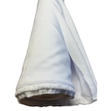 thumbnail of Au 25 metres Tissu BURLINGTON polyester BLANC infroissable uni decoration nappe grande largeur 280 cm