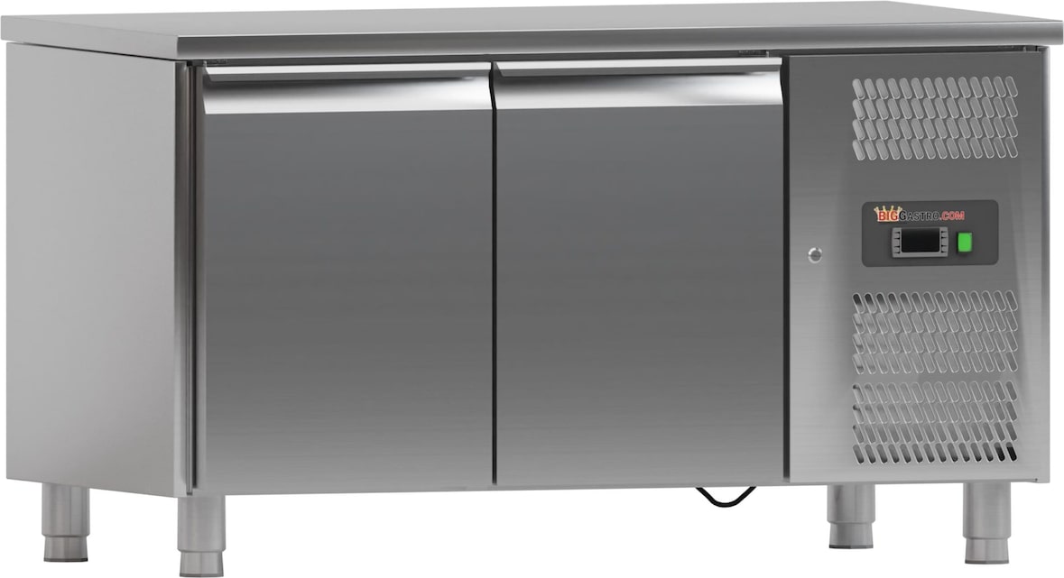 Tiefkühltisch - 1,36 x 0,7 m - 2 Türen - IDEAL