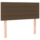 thumbnail of vidaXL Boxspringbett mit Matratze & LED Dunkelbraun 120x190 cm Stoff
