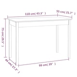 thumbnail of Tavolo da pranzo 110x55x75 cm Modello Terra Elite in legno di pino massiccio