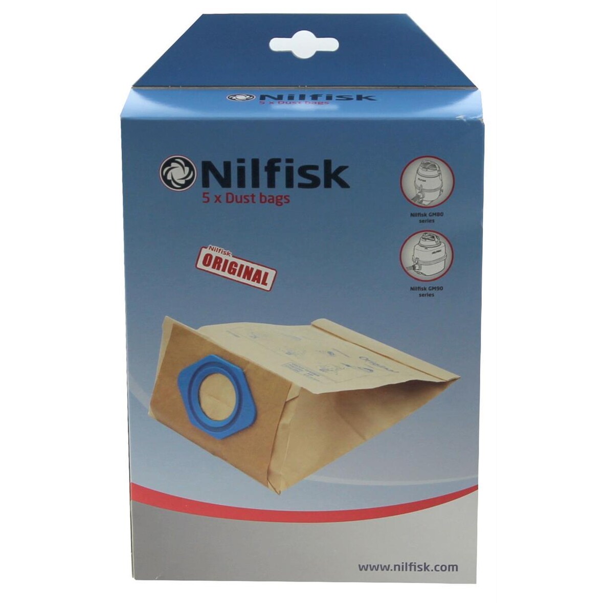 Nilfisk 82095000 Staubsaugerbeutel für Bodenstaubsauger (siehe Beschreibung)