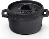 thumbnail of BBQ-Nerd® Mini Dutch Oven | Kleiner Gusseisentopf mit Deckel 11x5cm für Grill, Feuerstelle, Backofen, Herd ? Serviertopf Kochtopf Schmortopf