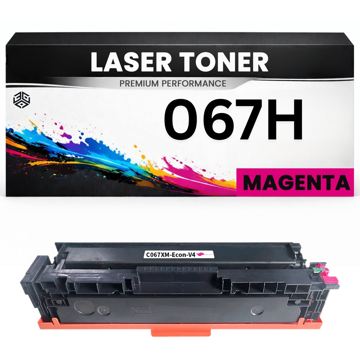 Toner Cartridge 067H Magenta für Canon Premium Alternative Günstig imageClass LBP633Cdw/632Cdw/631Cw MF651Cw/653Cdw/654Cdw LBP632Cdw