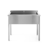 thumbnail of Hendi Einzelspültisch Profi Line aus Edelstahl 800x600x850mm