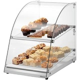 thumbnail of Vitrine neutre à poser - 2 niveaux - 360 mm - Verre et plexiglas  | Bartscher - 700355