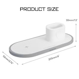 thumbnail of 2Pace® 3 in 1 QI Charger 10W Ladegerät Ladestation für Apple Watch iPhone 12 12 Pro XS X 8 Airpod