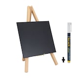 thumbnail of Securit® Mini Ardoise de table sur chevalet - Bois finition hêtre laqué - Feutre-craie inclus