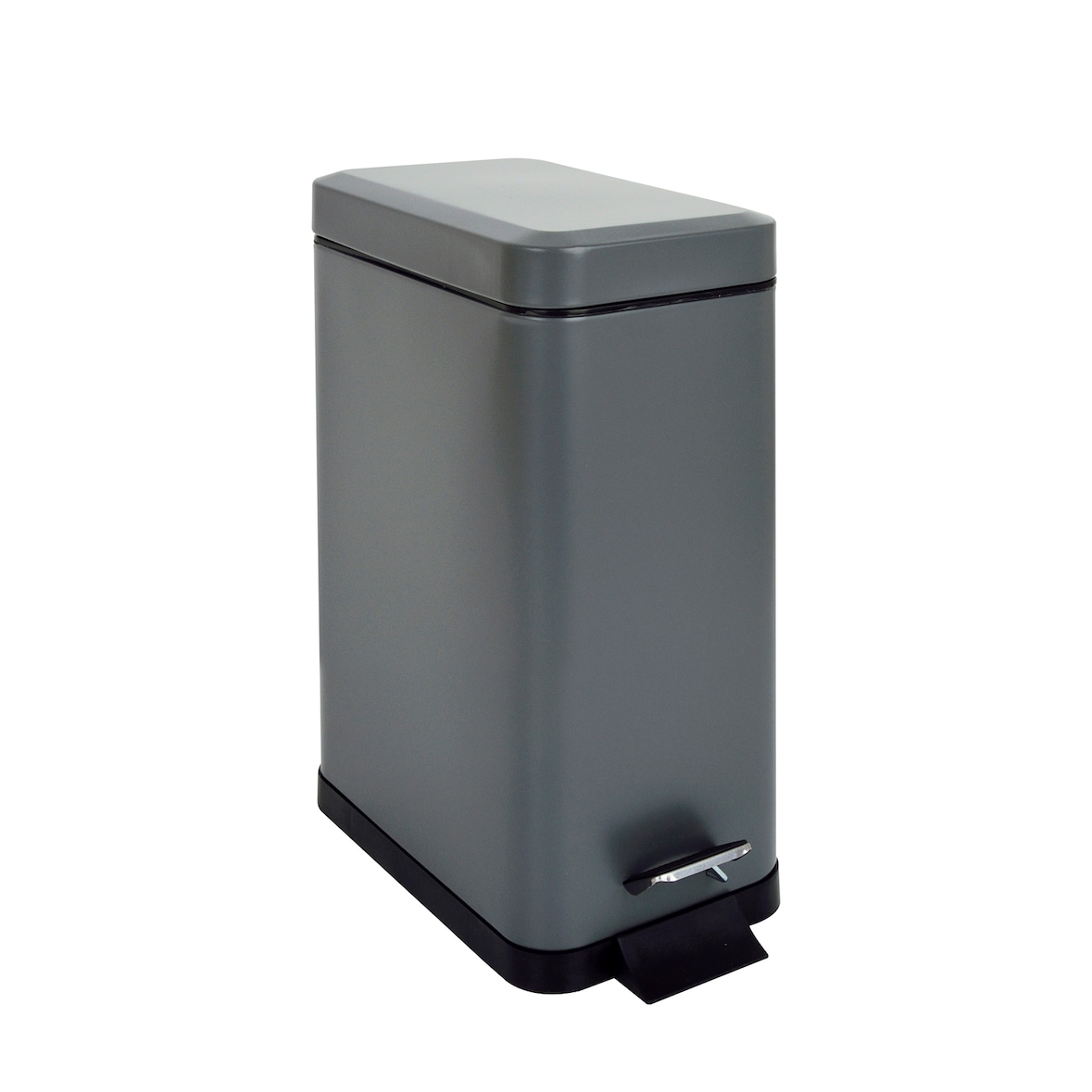 SVITA STM10 Prullenbak pedaalemmer afvalbak 10l incl. binnenemmer soft-close deksel grijs