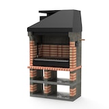 thumbnail of MF - Grillkamin Modell Pan America Plus XL (Grau, Orange - 120 x 70 x 220 cm) REF: 3550/2 - Für Außenbereich
