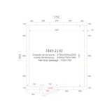 thumbnail of Tiefkühlzelle - 13,3 m³- 2,7 x 3,0 - Höhe 2,2 m - inkl. Wandkühlaggregat - PREMIUM