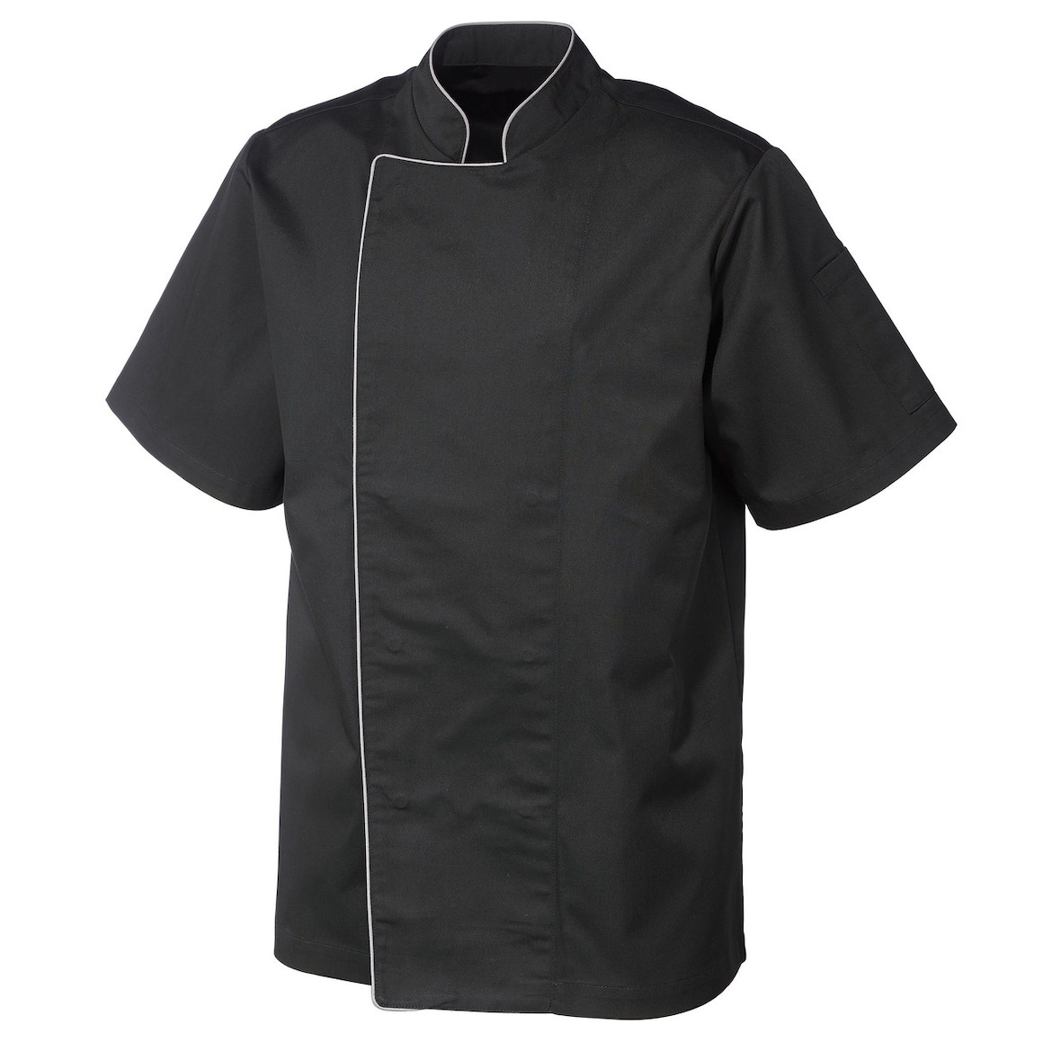 METRO PROFESSIONAL Heren koksjas, korte mouwen, maat XL, zwart