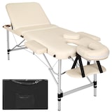thumbnail of 3 Zonen Massageliege mit 5cm Polsterung und Aluminiumgestellbeige