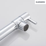 thumbnail of Björn | Gastronomie Wandmontage Armatur Chrom glänzend | Profi Küchenarmatur Edelstahl Zwei Brausen | Doppelspülbecken Wasserhahn Restaurant Wand