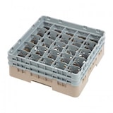 thumbnail of Cambro Glazenwaskorf beige met 25 vakken max. glashoogte 13,3cm. Deze glazenwaskorf biedt