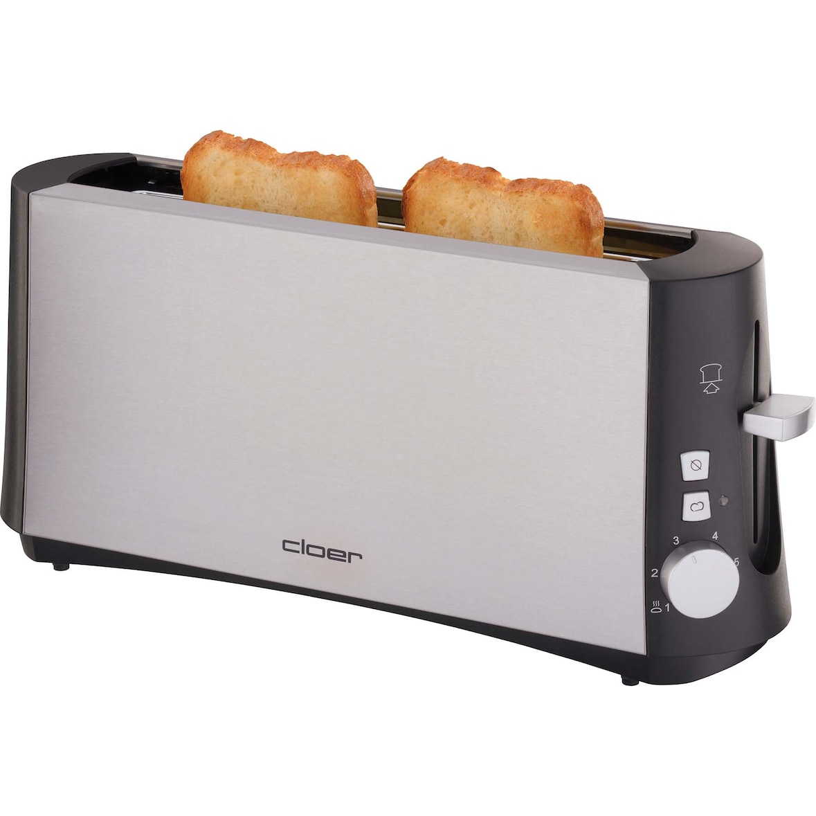 Cloer Langschlitztoaster 2 Scheiben 3810 eds